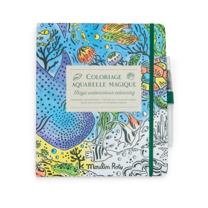 Carte de colorat reutilizabila In jurul lumii, Moulin Roty