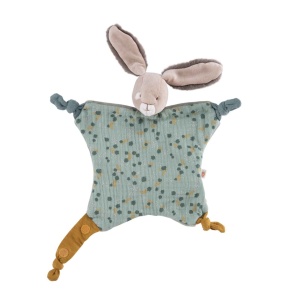 MR_678015 Comforter, jucarie bebe senzoriala Iepuras salvie, Moulin Roty