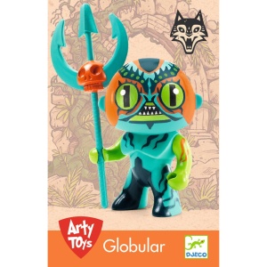 Arty Toys Djeco – Globular, figură viking articulată cu trident