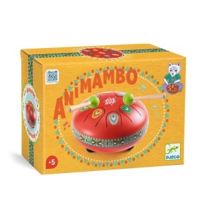 toba metalica rosie cu lamele in ambalaj cutie de carton
