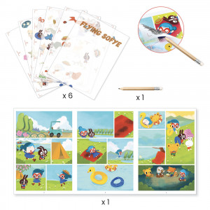 DJ09558-Kit creativ benzi animate Sofie, Djeco