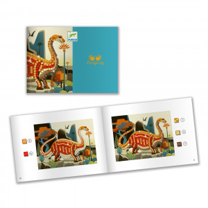 DJ08899-Activitate creaticva Mozaic cu dinozauri, Djeco