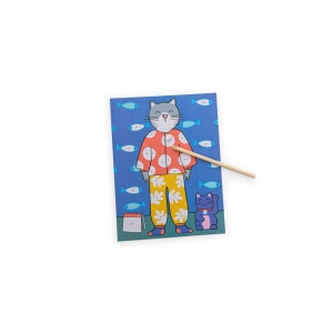MR_683600 Joc creativ Planse fantastice cu animale haioase, Moulin Roty