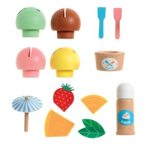 Continut joc de rol Gelateria, djeco