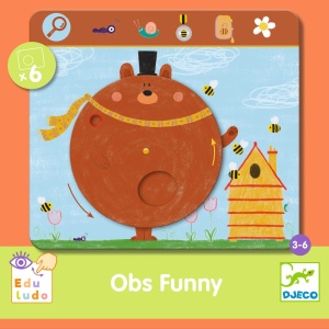 Joc educativ Djeco cu discuri rotative – Obs Funny