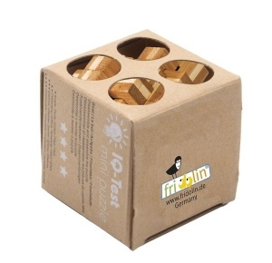 Puzzle IQ din bambus rezistent Fridolin