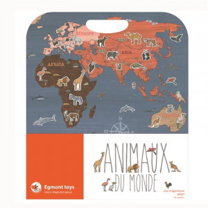 Joc magnetic Animalele lumii, Egmont Toys