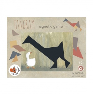 Joc magnetic Tangram - set educativ și distractiv pentru copii