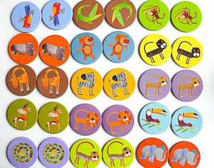 DJ08159-Joc de atentie Animale din jungla, Djeco