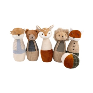 Set bowling pentru copii cu animale din pădure, Egmont Toys