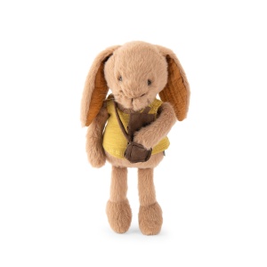 690001 Iepuraul Jojo de plus cu salopeta si gentuta, Moulin Roty