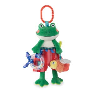 Jucarie senzoriala cu activitati Broscuta Renato, Moulin Roty