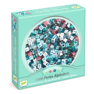 Set creativ Coliere și Brățări cu Mesaje - 1.000 de mărgele colorate și litere
