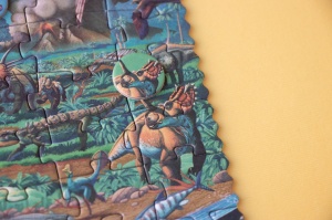 LJ_PZ620U-Mini puzzle Dinozauri, Londji