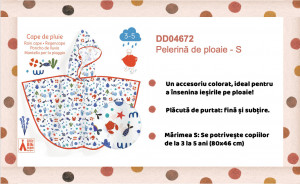 DD04672-Pelerina de ploaie Ocean, Djeco