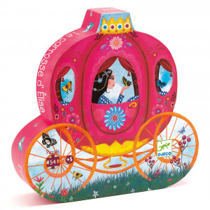 DJ07254-Puzzle caleasca printesei Djeco