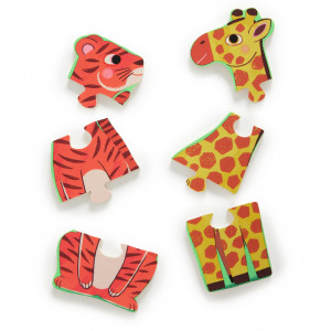 DJ01264-Puzzle pentru copii mici Coucou Tigre, Djeco