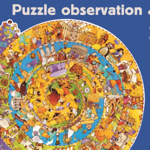 DJ07470-Puzzle observatie 7 ani Evolutie, Djeco