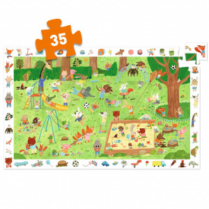DJ07596-Puzzle 4ani Gradina micilor prieteni, Djeco