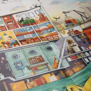 Puzzle copii 3+ cu poster și lupă incluse