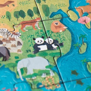 LJ_PZ602U-Puzzle Planeta animalelor, Londji
