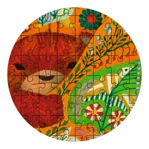 Detaliu Puzzart Puzzle silueta urs cu 350 piese