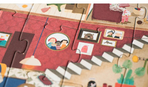LJ_PZ560U-Puzzle reversibil Bun venit acasa, Londji