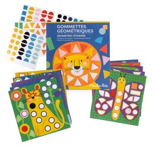 MR_679605 Set creativ cu stickere geometrice Les Toupitis Moulin Roty