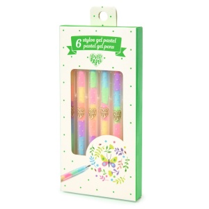 DD03758-Set fluo roll-gel 6 culori ce se combina, Djeco