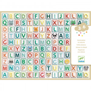 DJ09078-Stickere litere, Djeco