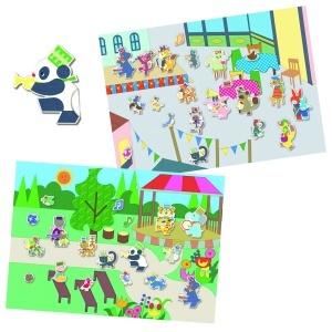 Stickere 3D ușor de folosit pentru mâini mici - parade colorate
