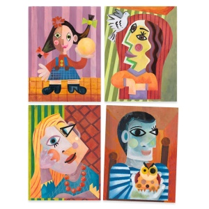 DJ09386-Atelier creativ Capete patrate Inspired by Picasso, Djeco
