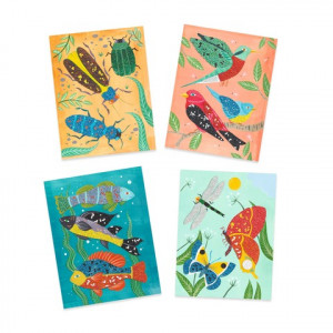 DJ09410-4 Planse creative cu margele Zoology, Djeco