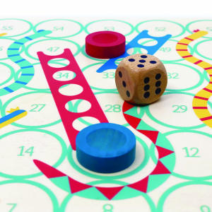 23146 Jocuri de masa 3 in 1 Sling Puck, Dexterity, Snakes & Ladders, Svoora