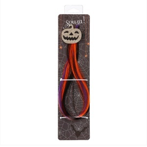 clama de par cu suvita colorata,  pentru Halloween