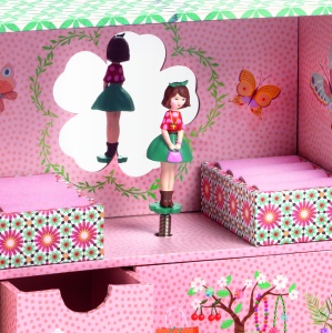 DJ06087-Cutie muzicala Gradina secreta cu figurina dansatoar, Djeco
