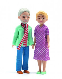 DJ07816-Figurine familie Dragii bunici,  Djeco