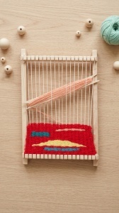0973 - Gherghef dreptunghiular pentru broderie și cusut, Fakopancs