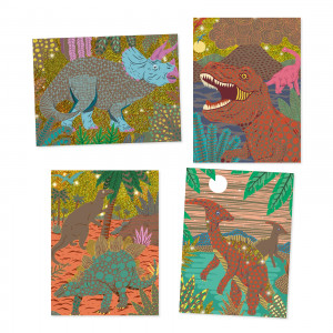 DJ09726-Planse de razuit Dinozauri, Djeco