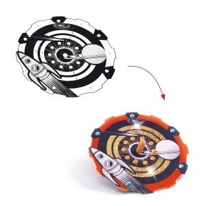 Kit creativ Djeco titirezi spatiu  pentru copii