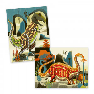 DJ08899-Activitate colaj Mozaic Dinozauri, Djeco