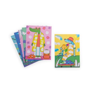 MR_683600 Joc creativ Planse fantastice cu animale haioase, Moulin Roty
