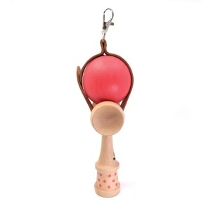 Kendama Svoora din lemn natur cu detalii geometrice