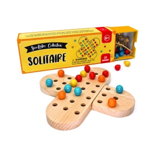 Solitaire retro Svoora – joc clasic, logic, din lemn