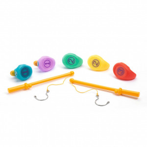 DJ02116 joc de pescuit cu 2 undite si 5 ratuste Djeco