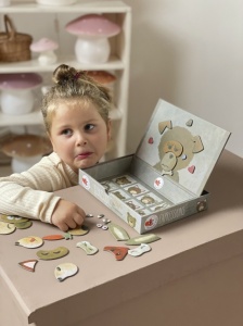 Joc educativ magnetic Expresii - învață despre emoții prin joacă