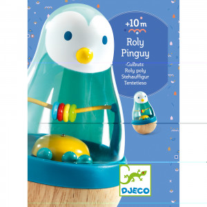 DJ06407-Roly Pingui jucărie de dezvoltare senzorială, Djeco