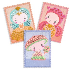 DJ06983 Set creativ Tinyly - Stella,Minico si Mushy cu mozaic decorativ.