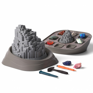 Kit STEM de excavare pietre prețioase "Giants Causeway" din Irlanda de Nord, TopBright