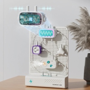 Kit educațional Smart Circuit pentru copii 8+, cu peste 120 experimente electrice.